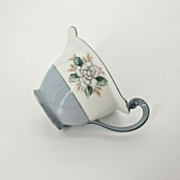 Harmony House Sheraton 3250 Creamer Japan Dish Set Floral Vintage Floral Blue - Picture 5 of 9